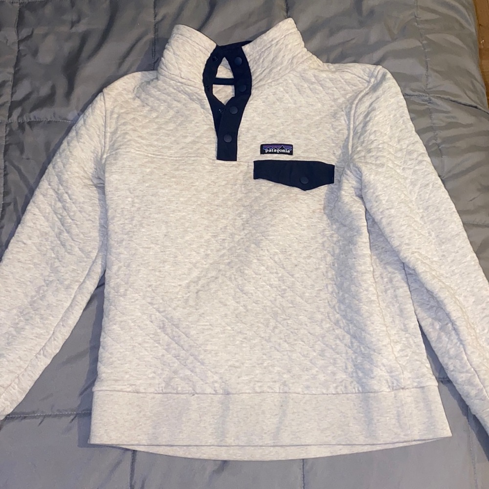 Women's Organic Cotton Quilt Snap-T® Pullover
size SMALL